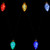 Commercial Size LED C9 Style Christmas Light Set - Multi-Color - 12' Black Wire - 5ct - IMAGE 3