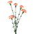 Mini Carnation Artificial Floral Spray - 27.5" - Peach - IMAGE 3