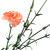 Mini Carnation Artificial Floral Spray - 27.5" - Peach - IMAGE 5