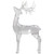 Standing Acrylic Deer Christmas Decoration - 15" - IMAGE 4