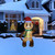 Lighted Inflatable Gingerbread Man Outdoor Christmas Decoration - 5' - IMAGE 1