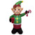 Lighted Inflatable Elf Outdoor Christmas Decoration - 4.25' - IMAGE 2