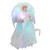 Fiber Optic Color-Changing Angel with Dove Christmas Tree Topper - 12" - White - IMAGE 5