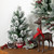 Full Flocked Angel Pine Artificial Mini Christmas Tree - 18" - Unlit - IMAGE 1