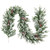 Real Touch™️ Flocked Snowcap Grove Fir Artificial Christmas Garland - 7' x 15"  - Unlit - IMAGE 2