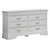 6-Drawer Wooden Bedroom Chest - 59" - Silver - IMAGE 2