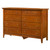 10-Drawer Wooden Double Dresser - 58" - Brown - IMAGE 2