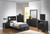 Twin Platform Bed with Drawers and Shelves - 81" - Black - IMAGE 2