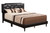 Adjustable Faux Leather Tufted Queen Panel Bed - 85" - Black - IMAGE 2