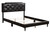 Leather Tufted Adjustable Queen Panel Bed - 85" - Cappuccino Brown - IMAGE 3