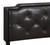 Adjustable Faux Leather Tufted Queen Panel Bed - 85" - Black - IMAGE 4