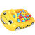 Inflatable Kiddie Car Ball Pit Pool Float - 46" - Yellow - IMAGE 1