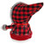 Jolly Baby Snowman with Plaid Coat Christmas Figurine - 7.5" - IMAGE 5