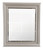 Rectangular Wooden Framed Dresser Mirror - 46" - Silver - IMAGE 1