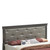 Jewel Tufted King Panel Bed - 85" - Metallic Black - IMAGE 3