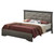 Jewel Tufted Metallic Full Panel Bed - 80" - Silver Champagne - IMAGE 1