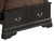 Twin Sleigh Wooden Bed with Drawers - 84" - Black - IMAGE 5