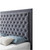 Upholstered Tufted Velvet Queen Panel Bed - 87" - Gray - IMAGE 6