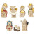 Bears Christmas Nativity Set - 4.5" - 8-Piece - IMAGE 3