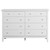 10-Drawer Wooden Double Dresser - 58" - White - IMAGE 1