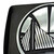 NFL San Francisco 49ers Chrome Automobile Hitch Cover - 4” - Black - IMAGE 3