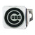 MLB Chicago Cubs Chrome Automobile Hitch Cover - 4" - Silver and Black - IMAGE 1