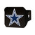 NFL Dallas Cowboys Automobile Hitch Cover - 4” - Black and Blue - IMAGE 1
