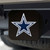 NFL Dallas Cowboys Automobile Hitch Cover - 4” - Black and Blue - IMAGE 2
