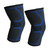 7.75" Black and Blue Large Pair Knitted Knee Sleeves - IMAGE 1