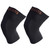 10" Black Pair Large Copper Compression Knee Sleeves - IMAGE 1