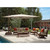 Offset Outdoor Square Patio Umbrella - Stand Beige - 10' - IMAGE 2
