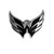 NHL Winnipeg Jets Molded Emblem Exterior Auto Accessory - 3.25” - Silver and Black - IMAGE 1