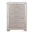 5-Drawer Wooden Bedroom Chest Dresser- 48" - Silver Champagne - IMAGE 1