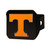NCAA University of Tennessee Volunteers Color Class III Hitch - Black Hitch Cover Auto Accessory - IMAGE 1