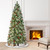 Pre-Lit Slim Silverton Pine Snowy Artificial Christmas Tree - 7.5’ - Multi Lights - IMAGE 3