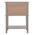 Solid Wooden Nightstand Accent Table with 2-Drawers - 28" - Silver - IMAGE 4