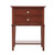 Solid Wooden Nightstand Accent Table with Drawers - 28" - Brown - IMAGE 1