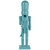 Nutcracker Soldier with Sword Christmas Figure - 15" - Sky Blue