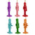Nutcracker Wooden Christmas Ornaments - 5" - Multicolor - Set of 6 - IMAGE 5