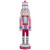 Cake King Nutcracker Christmas Figure - 15" - Pink and Blue - IMAGE 2
