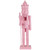 Nutcracker King with Scepter and Crown Standing Christmas Figure - 15" - Pink - IMAGE 2