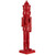 Nutcracker King with Crown and Scepter Standing Christmas Figure - 15" - Red - IMAGE 3