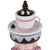 Hot Cocoa Nutcracker Christmas Figure - 10" - White and Pink - IMAGE 5