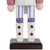 Hot Cocoa Nutcracker Christmas Figure - 10" - White and Pink