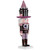 Cupcake Nutcracker Christmas Figure - 10" -  Brown and Pink - IMAGE 4