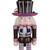 Cupcake Nutcracker Christmas Figure - 10" -  Brown and Pink - IMAGE 5