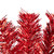 Pre-Lit Profile Artificial Tinsel Christmas Tree - 6' - Red - Clear Lights - IMAGE 4
