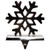 Snowflake Metal Christmas Stocking Holder - 5" - IMAGE 2
