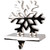 Snowflake Metal Christmas Stocking Holder - 5" - IMAGE 5