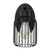 Open Cage Industrial 1-Light Uplight Downlight Vanity Wall Sconce - 22" - Black - IMAGE 1